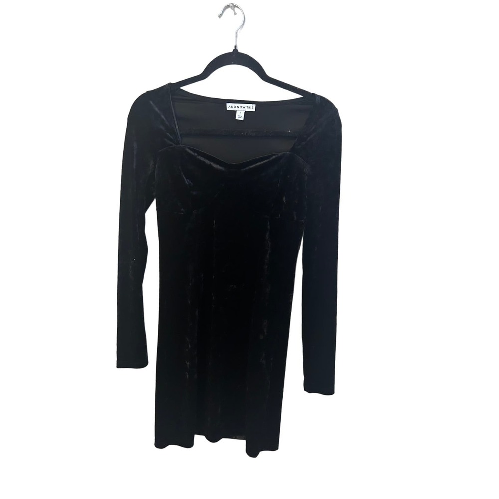 AND NOW THIS Velour Dress